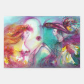 ロミオとジュリエットのロマンチックなバレンタインデー ラッピングペーパーシート (正面3)