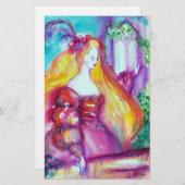 ロミオとジュリエットのロマンチックなバレンタインデー 便箋 (正面/裏面)