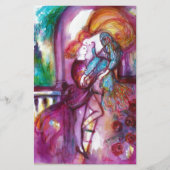 ロミオとジュリエットのロマンチックなバレンタインデー 便箋 (正面)