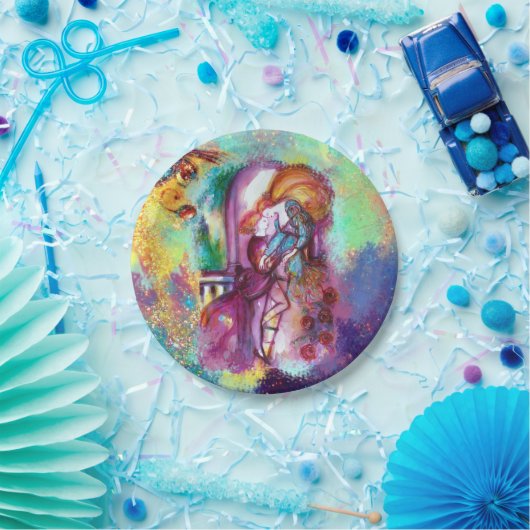 ロミオとジュリエットのロマンチックバレンタインデー ペーパープレート (パーティー)