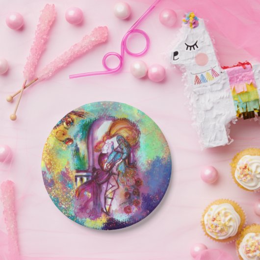 ロミオとジュリエットのロマンチックバレンタインデー ペーパープレート (パーティー)