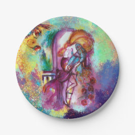 ロミオとジュリエットのロマンチックバレンタインデー ペーパープレート