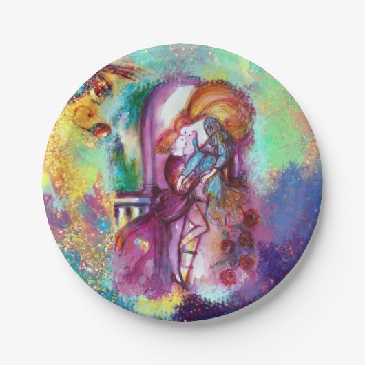 ロミオとジュリエットのロマンチックバレンタインデー ペーパープレート (正面)