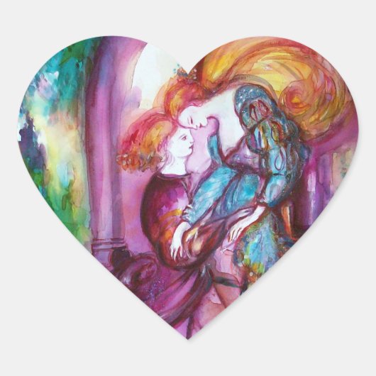 ロミオとジュリエット/バレンタインデーハート ハートシール (正面)