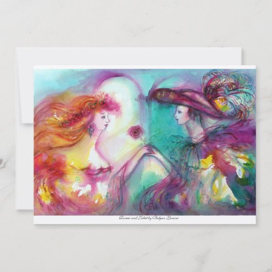 ロミオとジュリエット 恋愛の悲劇 招待状 (正面)