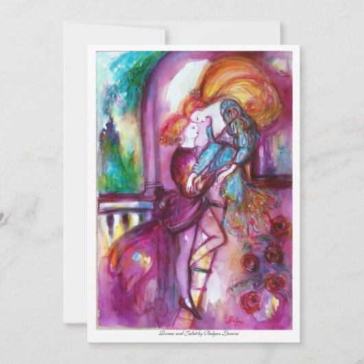 ロミオとジュリエット 招待状 (正面)