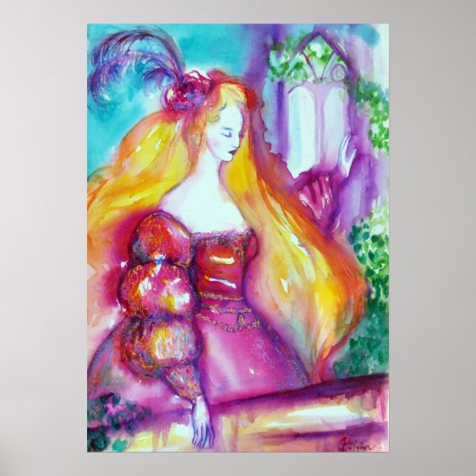 ロミオとジュリエバルコニーのシーン ポスター (正面)