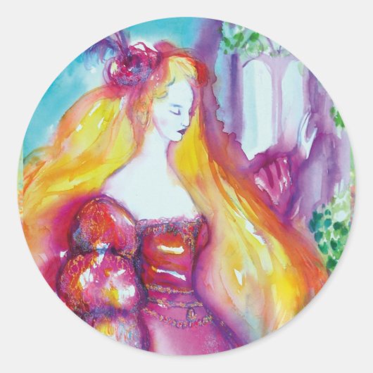 ロミオとジュリエバルコニーのシーン ラウンドシール (正面)