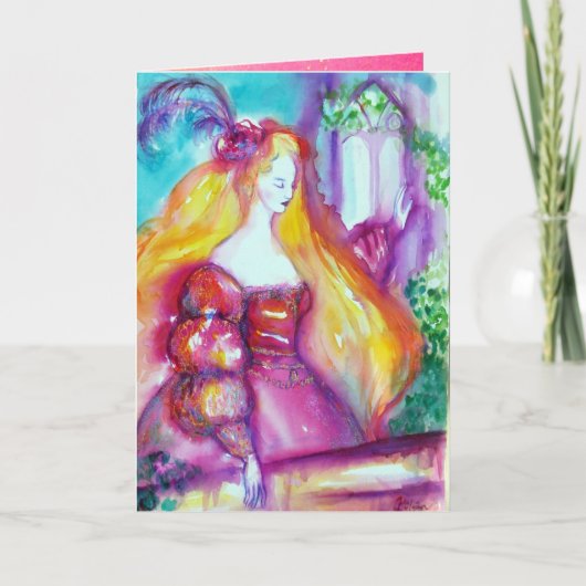 ロミオとジュリエバルコニーシーンバレンタインデー シーズンカード (正面)