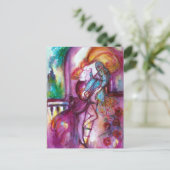 ロミオとジュリエバルコニーシーンバレンタインデー シーズンポストカード (スタンド正面)