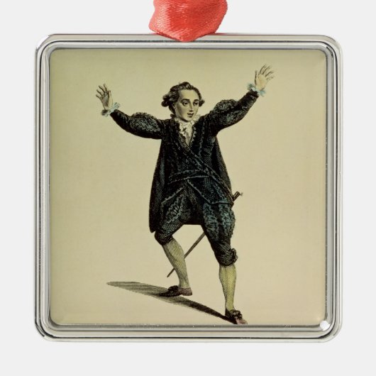 ロミオのパブのキャラクターのHolman氏。 1784年 メタルオーナメント (正面)