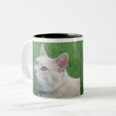 ロミオザキャットコーヒーマグ ツートーンマグカップ (正面左)