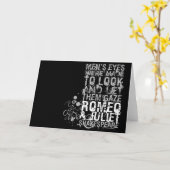 ロミオ及びJulietの人の引用文 カード (黄色い花)