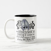 ロミオ及びJulietの引用文 ツートーンマグカップ (左)