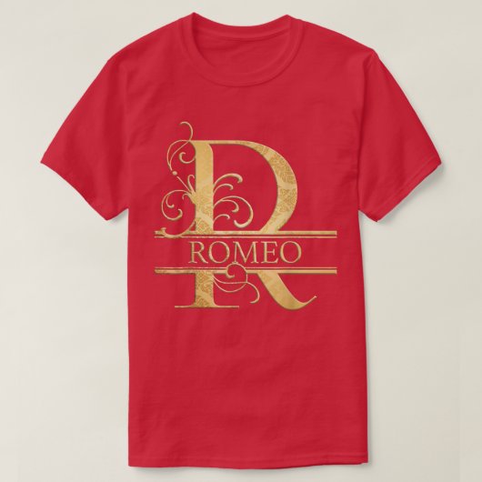 ロミオ名 Tシャツ (デザイン正面)