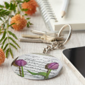 ロミオ&ジュリエットのキーチェーン キーホルダー (側面)