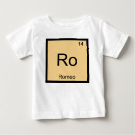 ロミオ 名前 化学 元素 周期表 ベビーTシャツ