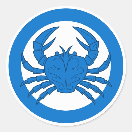 ロミヤのポピュレースバッジのバーロニー ラウンドシール (正面)