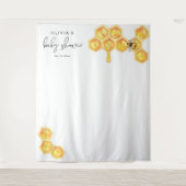 ロミー かわいいハチミツ ハニーバンビー 赤ちゃんのお披露目 タペストリー (正面)