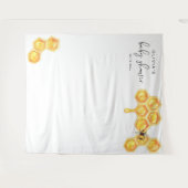 ロミー かわいいハニーハチミツ 赤ちゃん歓迎パーティー タペストリー (正面(横))