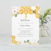 ロミー – フローラハニーのまわりにブライダルシャワー 招待状 (スタンド正面)