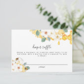 ロミー – フローラハニービーオムツラッフルチケットカード 招待状 (スタンド正面)