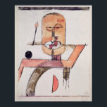 ロムエストラブーシュデュシヌール ポスター<br><div class="desc">L'Homme est la Bouche du Seigneur,  1918 (紙の場合はw/c),  Klee,  Paul (1879-1940) / Musee des Beux-Arts,  Strasbourg，フランス/ブリッジマン画像</div>