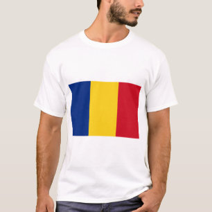 ロムニア語 – ルーマニア国旗 Tシャツ