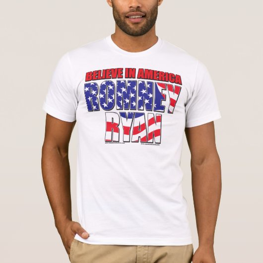 ロムニーとライアン Tシャツ (正面)