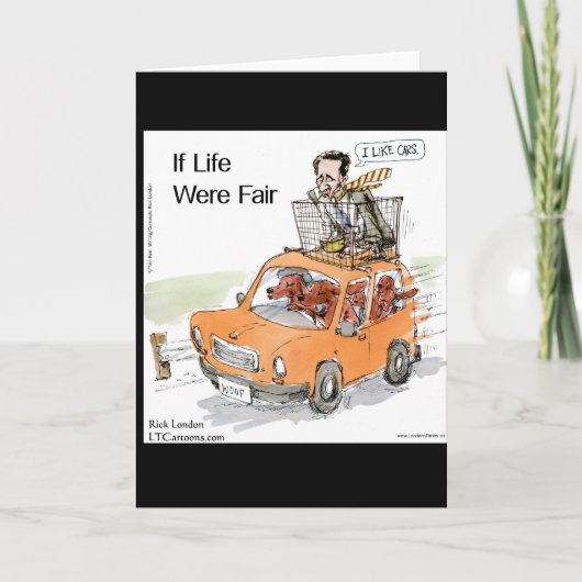 ロムニーのアイリッシュセッターの復讐グリーティングカード カード (正面)