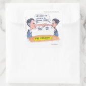 ロムニーリアンピノキオマージュおもしろいージョギフト&ティー スクエアシール (バッグ)