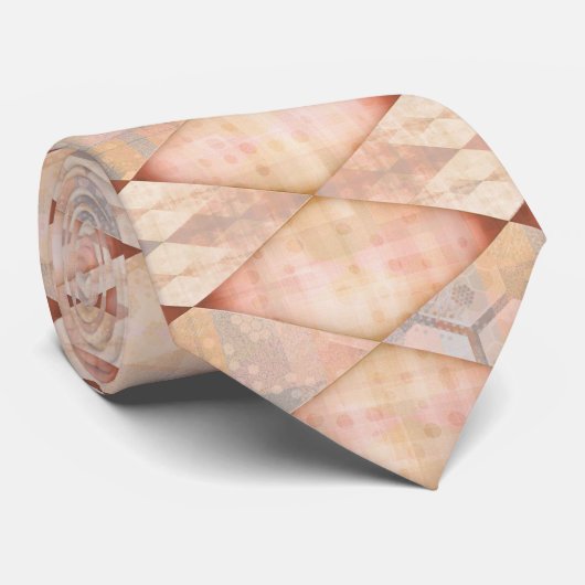 ロムバエレガントスオレンジデザイン ネクタイ (ロール)