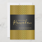 ロムバエレガントスパターンラマダーングリーティングカード 招待状 (正面)