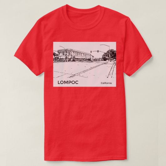 ロムポックカリフォルニアTシャツ Tシャツ (デザイン正面)