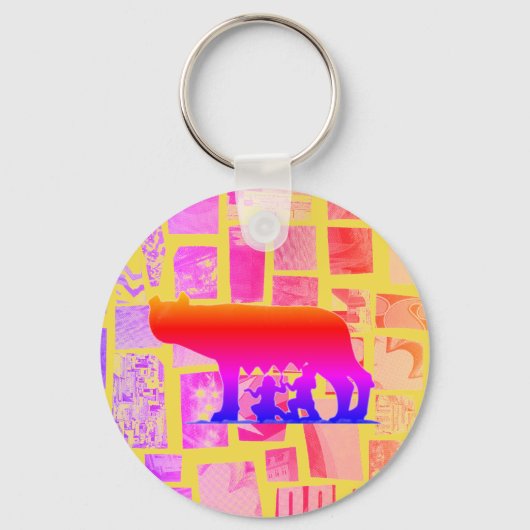 ロムルスとレムス キーホルダー (正面)