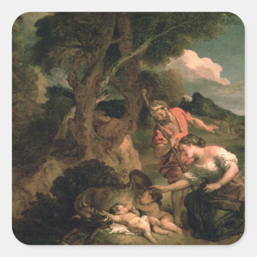 ロムルスとレムス スクエアシール (正面)