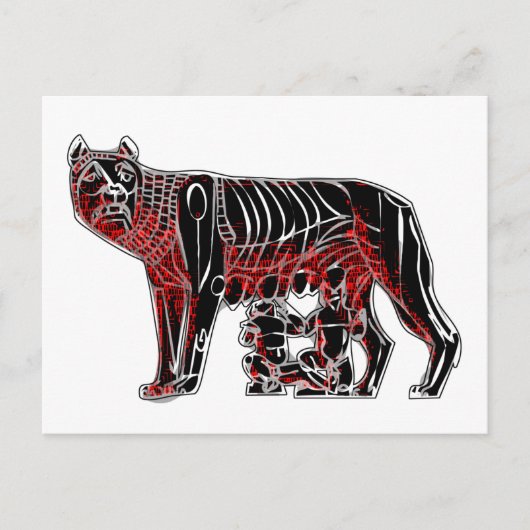 ロムルスとレムス ポストカード (正面)