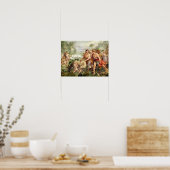 ロムルスはオオカミに吸い込まれた ポスター (キッチン)