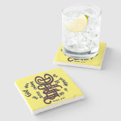 ロム6:23石コースター ストーンコースター (横)