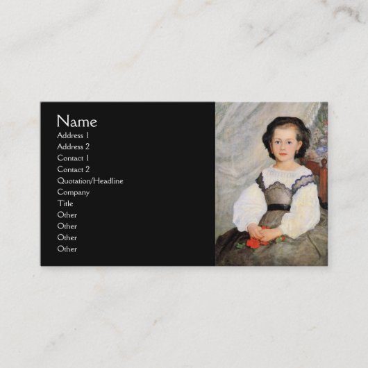 ロメインラスコックスバイルノアール 名刺 (正面)