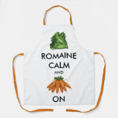 ロメイン語（レタス）穏やかでニンジン エプロン (正面)