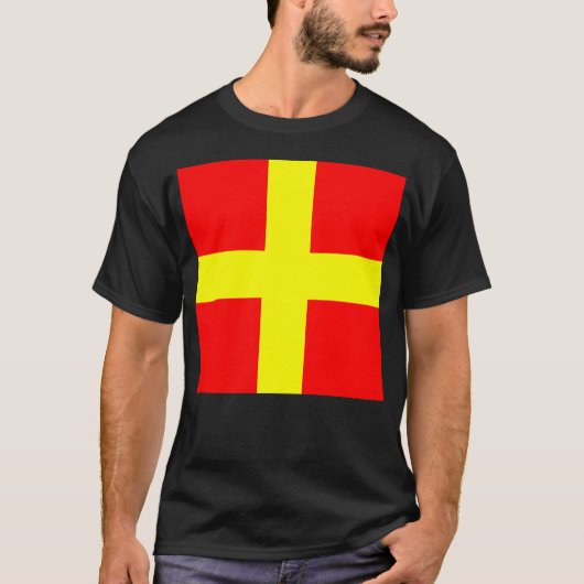 ロメオ国際信号旗 Tシャツ (正面)