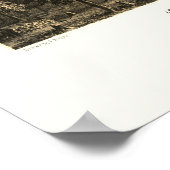 ロメオ、MIパノラママップ – 1868 ポスター (角)