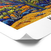 『ロメロ遺跡の近くのサグアーロ』 ポスター (角)