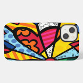 ロメロ・ブリット モダンアート iPhoneケース (裏面横)