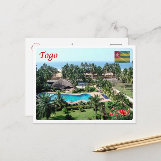 ロメ – トーゴ –  ポストカード (正面/裏面インサイチュ)