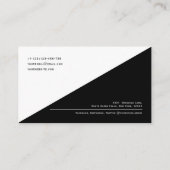 ロモダンゴのクリーンなQRコミニマルード 名刺 (裏面)