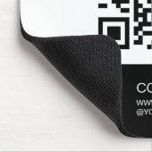 ロモダンゴパーソナライズされたの白黒 マウスパッド (コーナー)