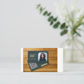 ロモダンゴ付きダイナミックQRコードデザインカスタム、QRコード 名刺 (スタンド正面)