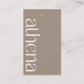 ロモダンゴ価格つるラベルカード 名刺 (正面)